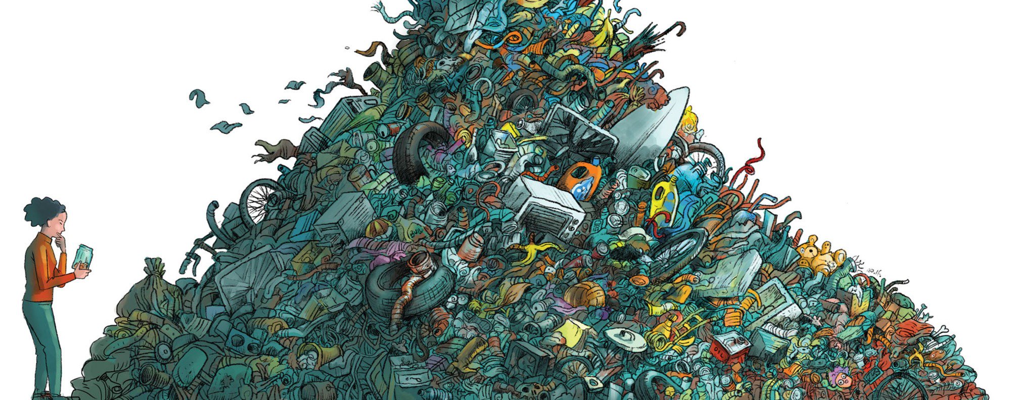 SCMP illustration for Six Hong Kong Zero Waste Champions article