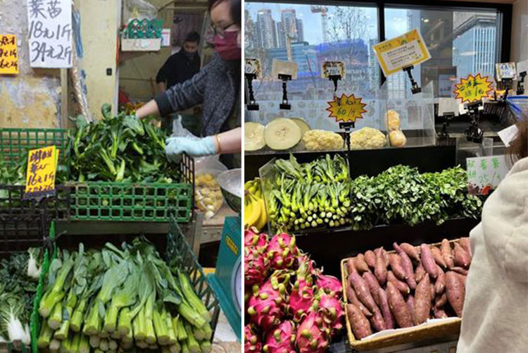 Kai Tak and To Kwa Wan Vegetable Prices